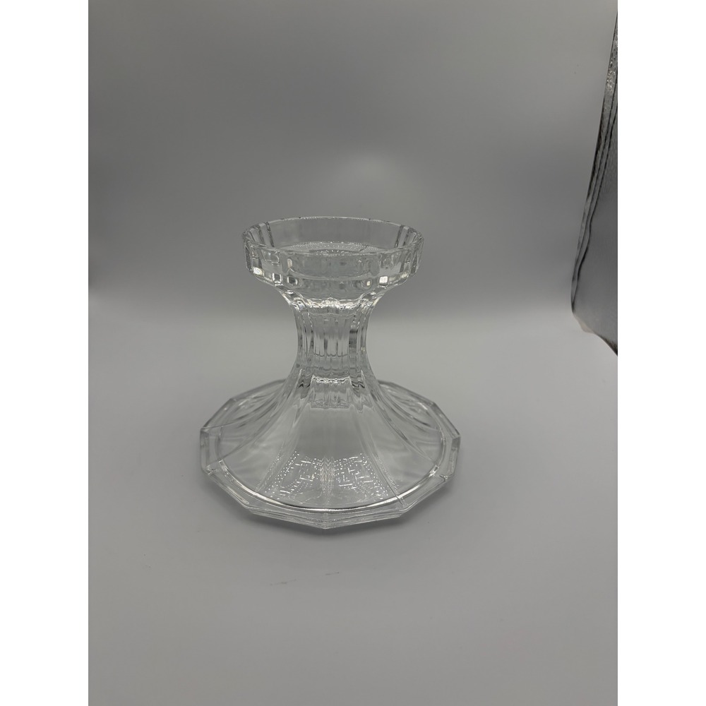 Vintage Towle 24% Lead Crystal Pedestal Candle Holder Base USA Replacement
